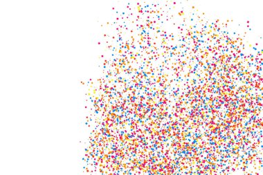 Renkli patlama konfeti. Renkli grenli doku vektör.