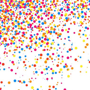 Renkli patlama konfeti. Renkli grenli doku vektör.