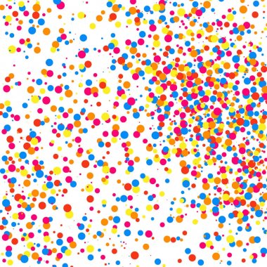 Renkli patlama konfeti. Renkli grenli doku vektör.