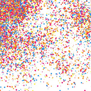 Renkli patlama konfeti. Renkli grenli doku vektör.