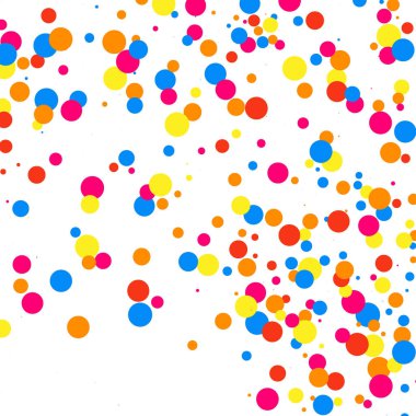 Renkli patlama konfeti. Renkli grenli doku vektör.