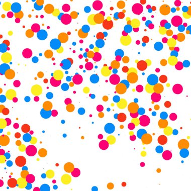 Renkli patlama konfeti. Renkli grenli doku vektör.