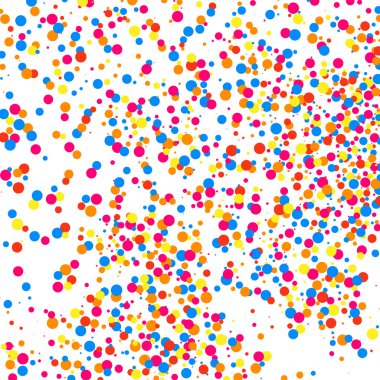 Renkli patlama konfeti. Renkli grenli doku vektör.