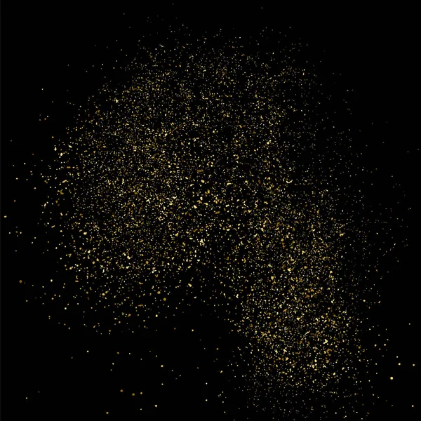 Guld glitter textur vektor. — Stock vektor