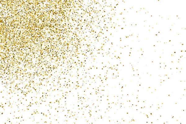 Guld glitter textur vektor. — Stock vektor