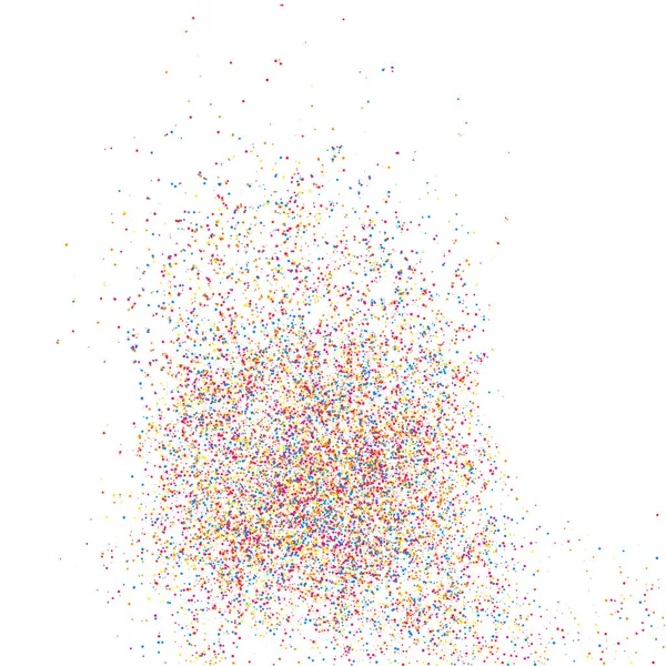 색종이의 화려한 폭발입니다. 컬러 낟 알 질감 벡터. — 스톡 벡터