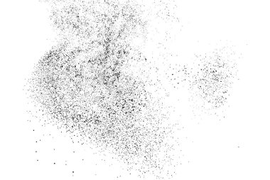 Siyah damarlı doku üzerinde beyaz izole.