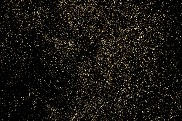 Gold-Glitzer-Textur-Vektor. — Stockvektor