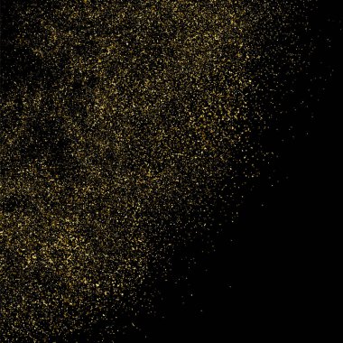 Altın glitter doku vektör.