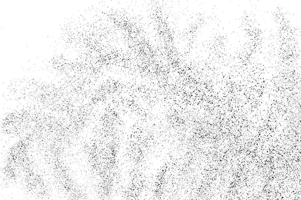 Nero texture granulosa isolata su bianco . — Vettoriale Stock