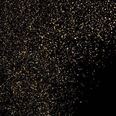 Altın glitter doku vektör.