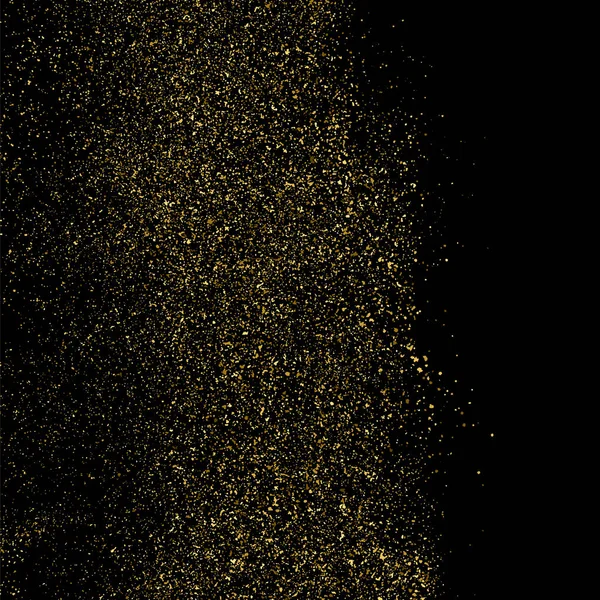 Guld glitter textur vektor. — Stock vektor