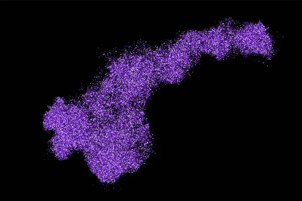 Фиолетовый взрыв конфетти . — стоковый вектор
