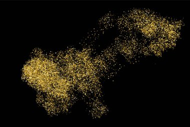 Altın glitter doku.