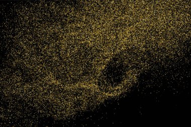 Altın glitter doku.