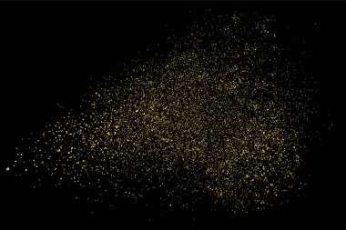 Altın glitter doku vektör.