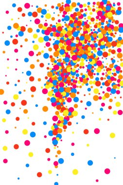 Renkli patlama konfeti. Renkli grenli doku vektör.