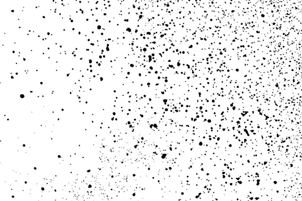 Texture granuleuse noire isolée sur blanc . — Image vectorielle