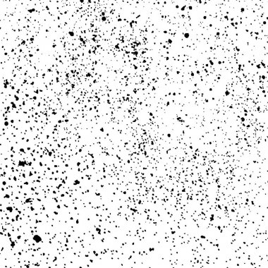 Beyaz arka plan üzerinde izole siyah grenli doku. Sıkıntı kaplaması dokulu. Grunge tasarım öğeleri. Vektör çizim, eps 10.