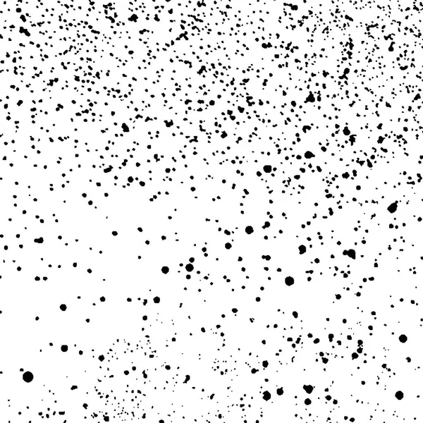 Texture Granuleuse Noire Isolée Sur Fond Blanc Superposition Détresse Texturée — Image vectorielle