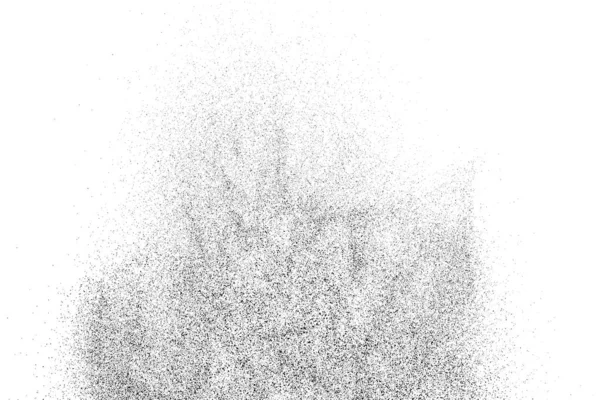 Черно Серая Текстура Белом Фоне Наложение Пыли Гранулы Темного Шума — стоковый вектор