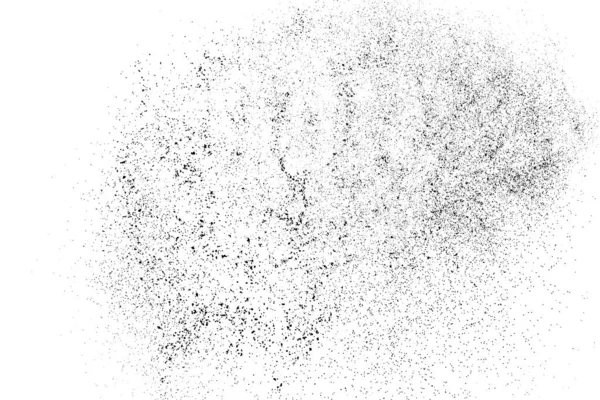 在白色背景上分离的黑色灰色纹理 尘埃落定 暗噪声颗粒 数字生成的图像 矢量设计元素 Epps — 图库矢量图片