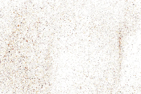 Textura Grão Cor Café Isolado Fundo Branco Chocolate Shades Confetti — Vetor de Stock