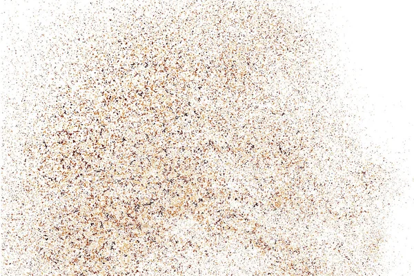 Káva Barva Obilné Textury Izolované Bílém Pozadí Čokoládové Confetti Hnědé — Stockový vektor