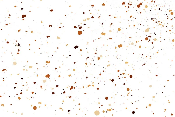 Kaffeefarbe Korntextur Isoliert Auf Weißem Hintergrund Schokolade Schattiert Konfetti Braune — Stockvektor