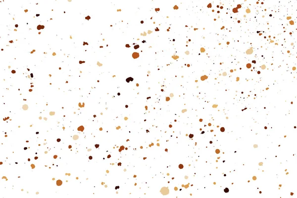 Textura Grão Cor Café Isolado Fundo Branco Chocolate Shades Confetti — Vetor de Stock