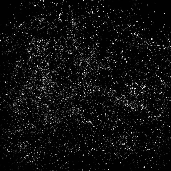 在黑色背景上分离的白色灰色纹理 尘埃落定 浅色噪音颗粒 雪向量元素 数字生成的图像 Epps — 图库矢量图片