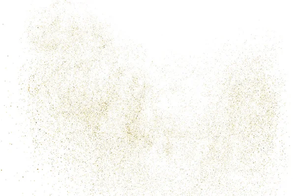 Texture Scintillante Isolée Sur Blanc Couleur Particules Ambrées Contexte Festif — Image vectorielle