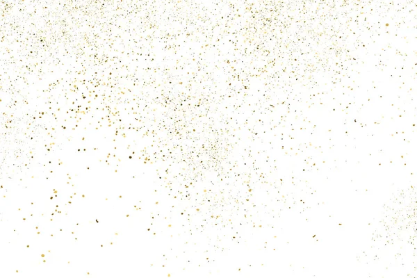 Золотий Блиск Текстури Ізольовані Білому Бурштиновий Колір Частинок Церемонія Нагородження — стоковий вектор