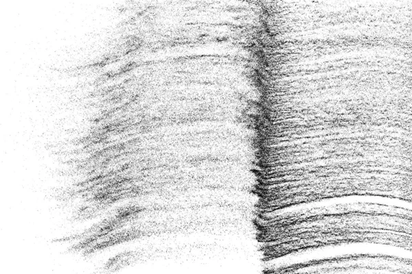 Texture Vague Granuleuse Noire Isolée Sur Fond Blanc Recouvrement Poussière — Image vectorielle