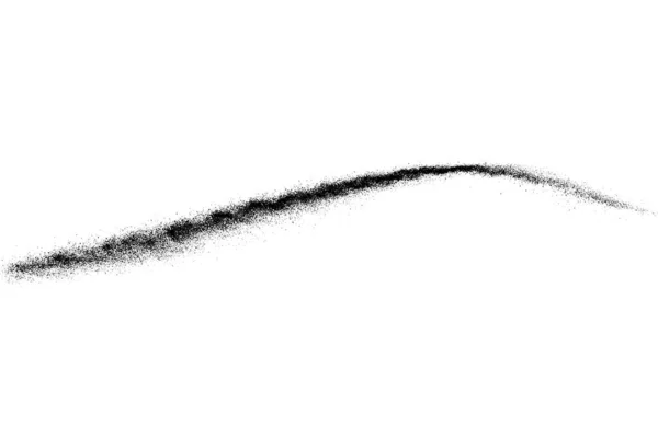在白色背景上孤立的黑色肉质波纹 尘土飞扬 黑暗噪音颗粒 数字生成的图像 矢量设计元素 第10版 — 图库矢量图片