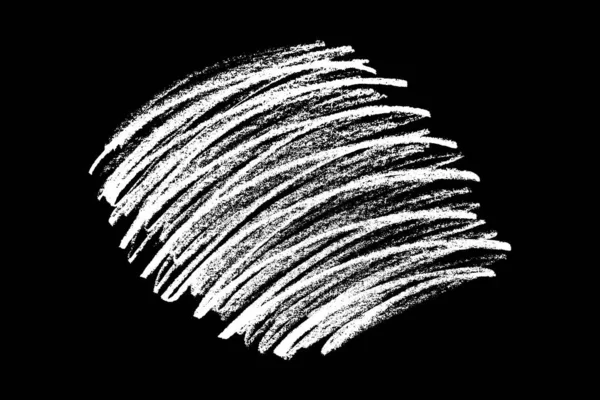 黒い背景にチョークで描かれた手をスクリブル モノクロームの染色体 デジタルで生成された画像 ベクターイラスト Eps — ストックベクタ