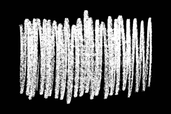 Kritzelnde Hand Kreide Auf Schwarzem Hintergrund Gezeichnet Einfarbiges Fleckenelement Digital — Stockvektor