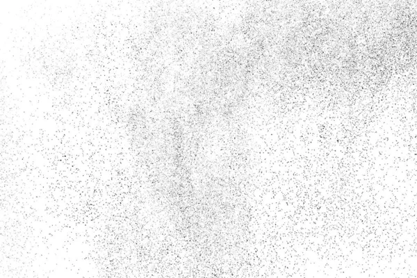 Texture Nera Granulosa Isolata Fondo Bianco Sovrapposizione Polvere Granuli Rumore — Vettoriale Stock