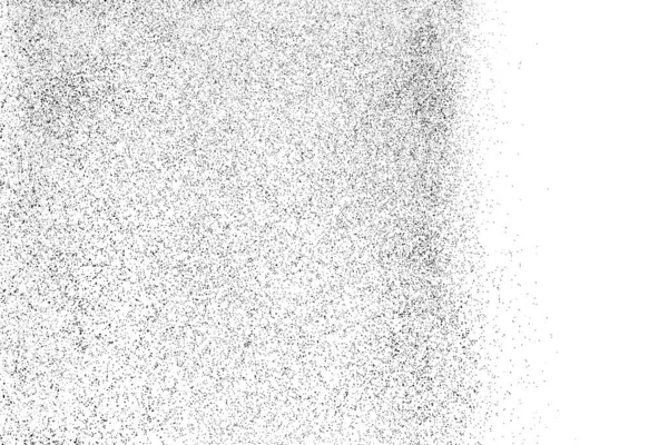 Texture Granuleuse Noire Isolée Sur Fond Blanc Recouvrement Poussière Granules — Image vectorielle