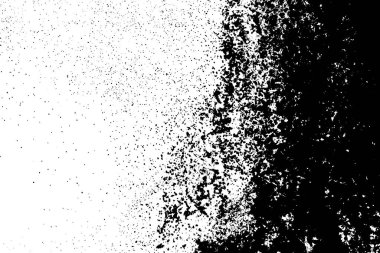 Siyah ve beyaz grunge arka planı. Kıyameti andıran bir stil. Dijital olarak oluşturulmuş görüntü. Vektör tasarım elemanları. Görüntü, Eps 10.