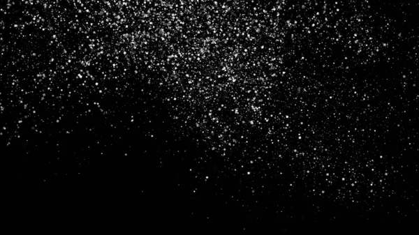 黒に隔離された黒 白の四角形ドットテクスチャ コンフェッティの灰色の爆発 銀の色合いの背景 ベクターイラスト Eps — ストックベクタ