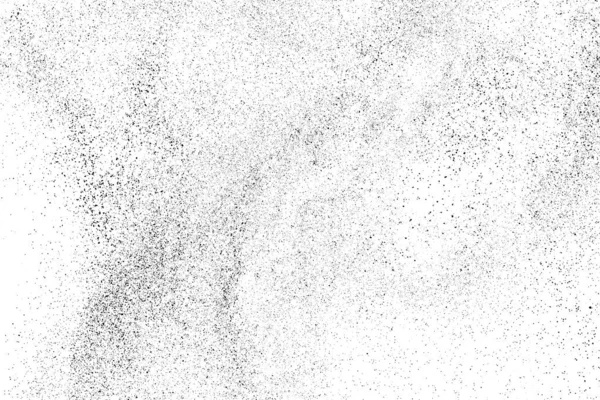 Black Grainy Texture Isolated White Background Dust Overlay Dark Noise — Stock Vector