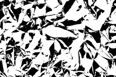 Sıkıntılı siyah doku. Beyaz arka planda koyu kumlu bir doku. Toz tabakası desenli. Tahıl gürültüsü partikülleri. Paslanmış beyaz efekt. Grunge tasarım elementleri. Vektör illüstrasyonu, EPS 10.