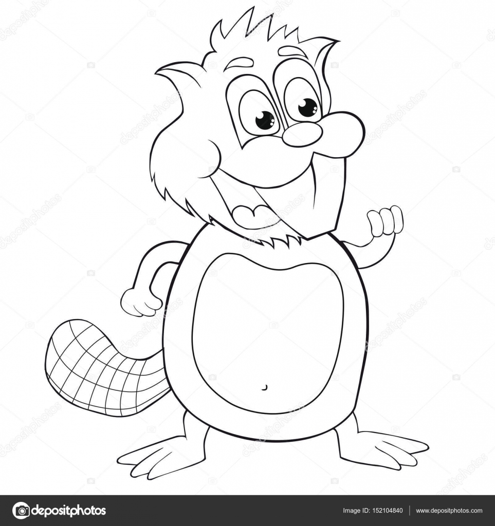 Coloring Book Cartoon Beaver Vector Clip Art For Children Cartoon Coloring Book L Coloring Book Cartoon Beaver Vector Clip Art For Children Cartoon Coloring Book L