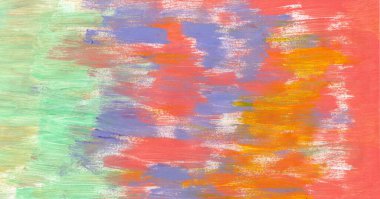 Pembe-yeşil doku arka planı. Akrilik boya. Alçı Duvar.