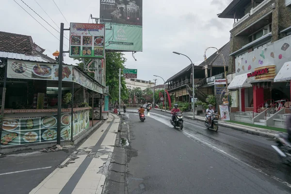 Kuta Bali March 2020 Situation Streets Shops Pedestrians Kuta Beach — Stock Photo, Image