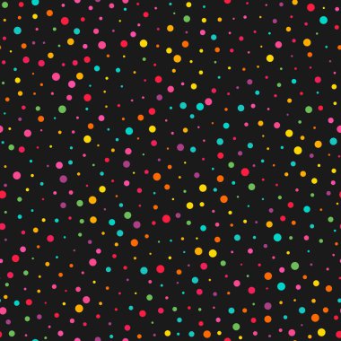 Renkli noktalar sorunsuz duvar kağıdı deseni