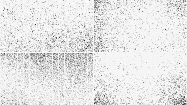 Conjunto de texturas de superposición Grunge — Archivo Imágenes Vectoriales