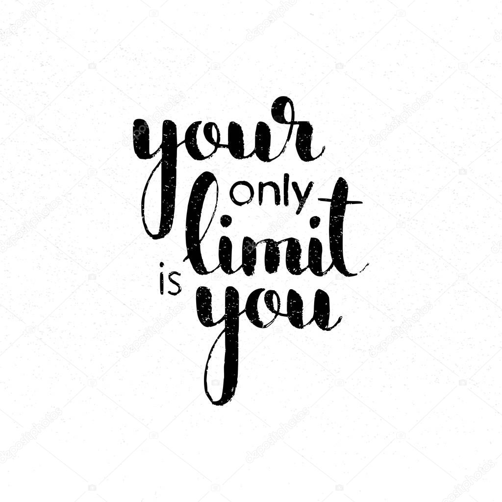 Your only limit is you handwritten lettering