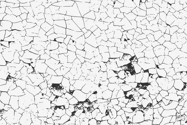 Grunge vieille texture de superposition fissurée altérée — Image vectorielle